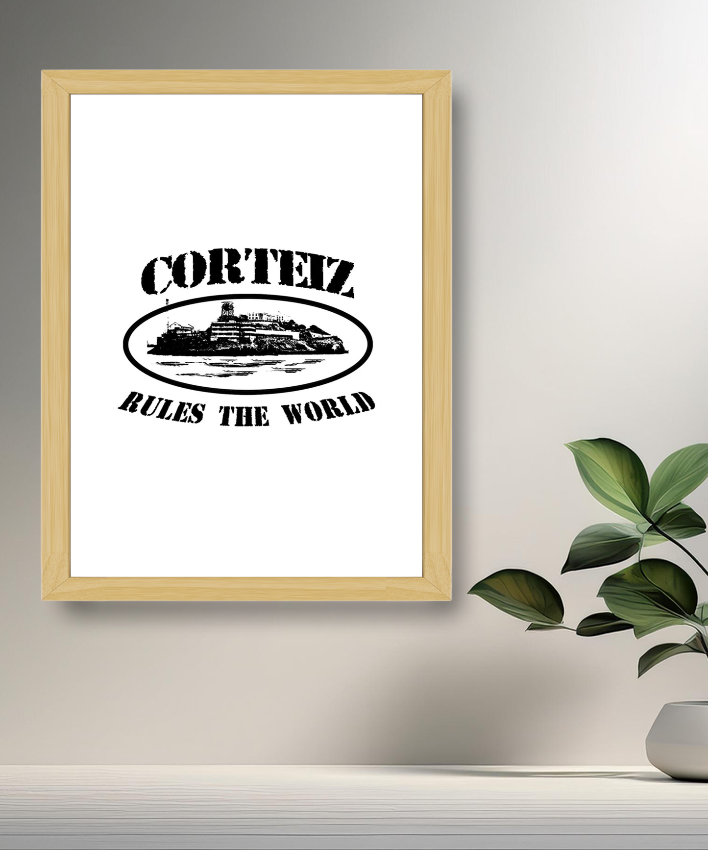 Cadre photo Corteiz Rules the World