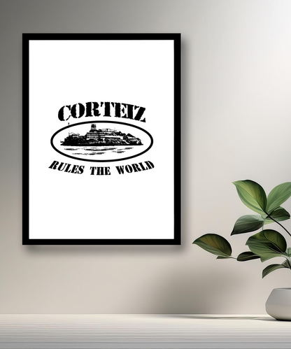 Cadre photo Corteiz Rules the World