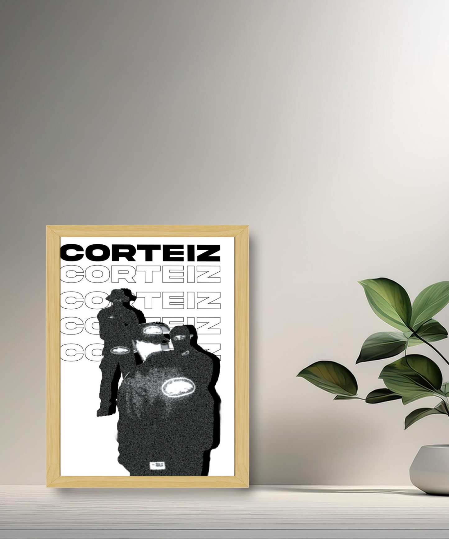 Cadre photo Corteiz Typo