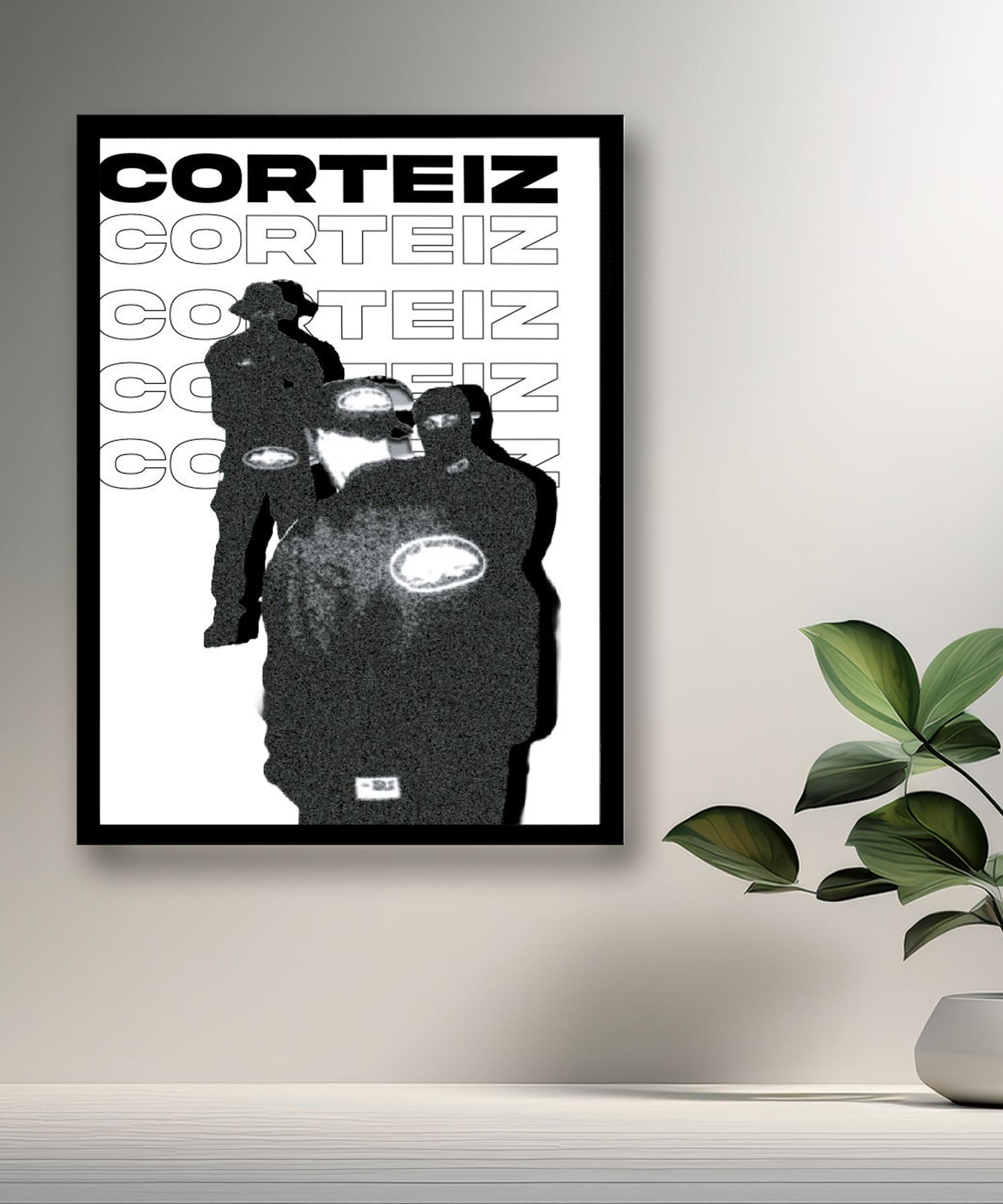 Cadre photo Corteiz Typo