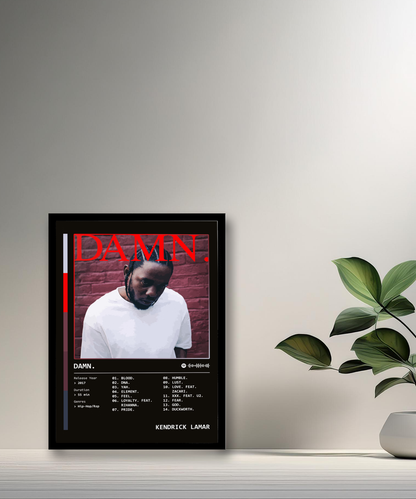 Cadre photo Kendrick Lamar Damn