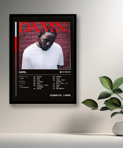 Cadre photo Kendrick Lamar Damn