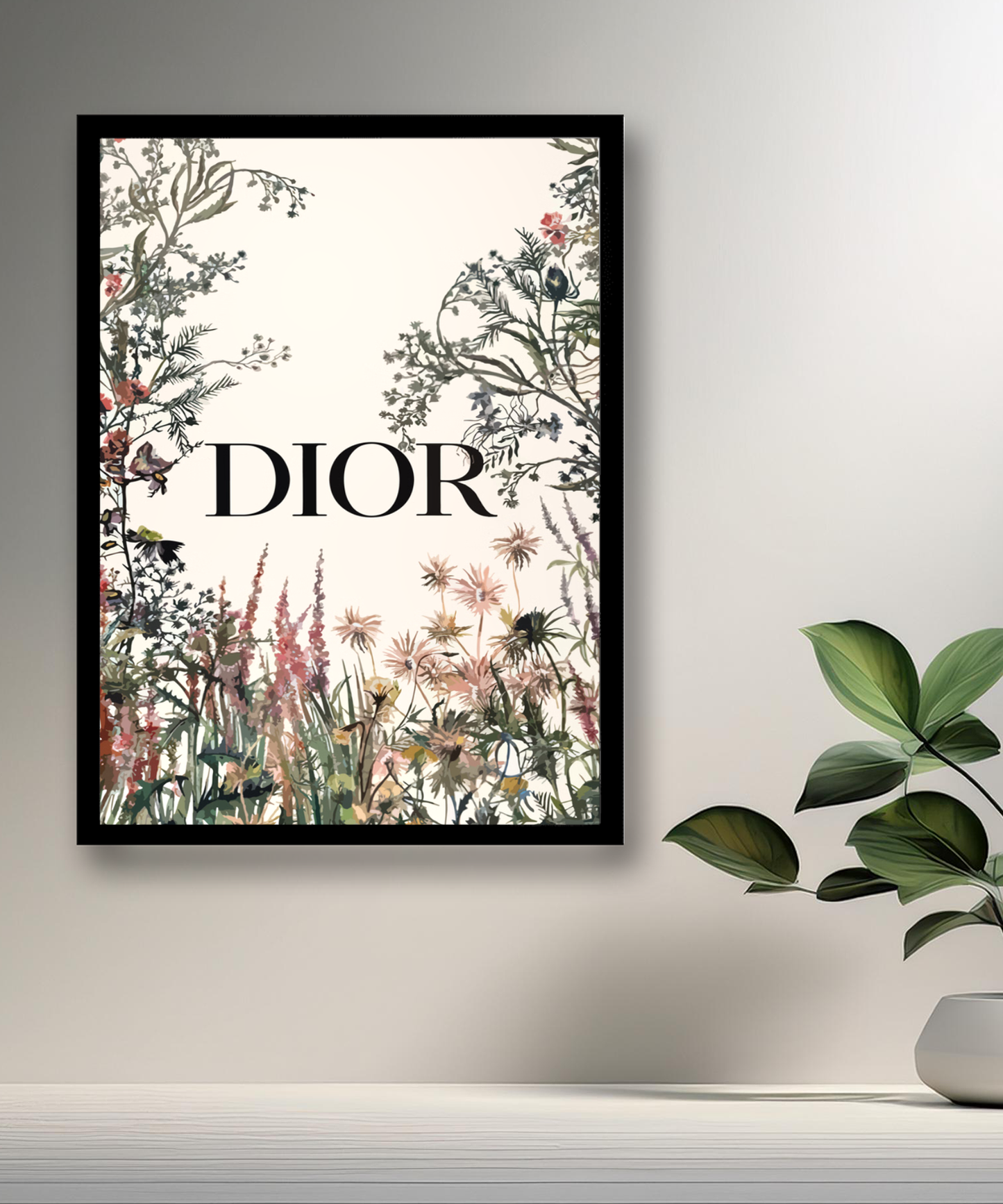 Cadre photo Dior flower