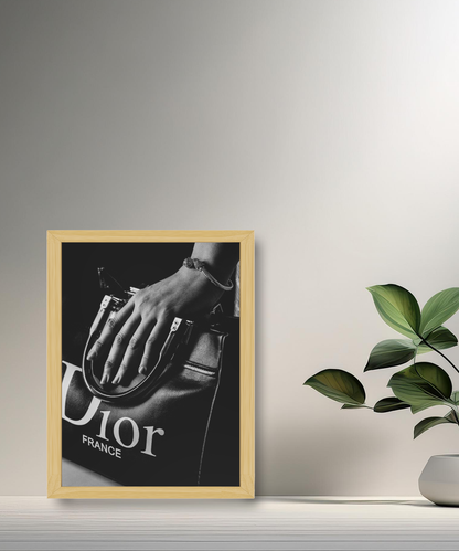 Cadre photo Dior sac
