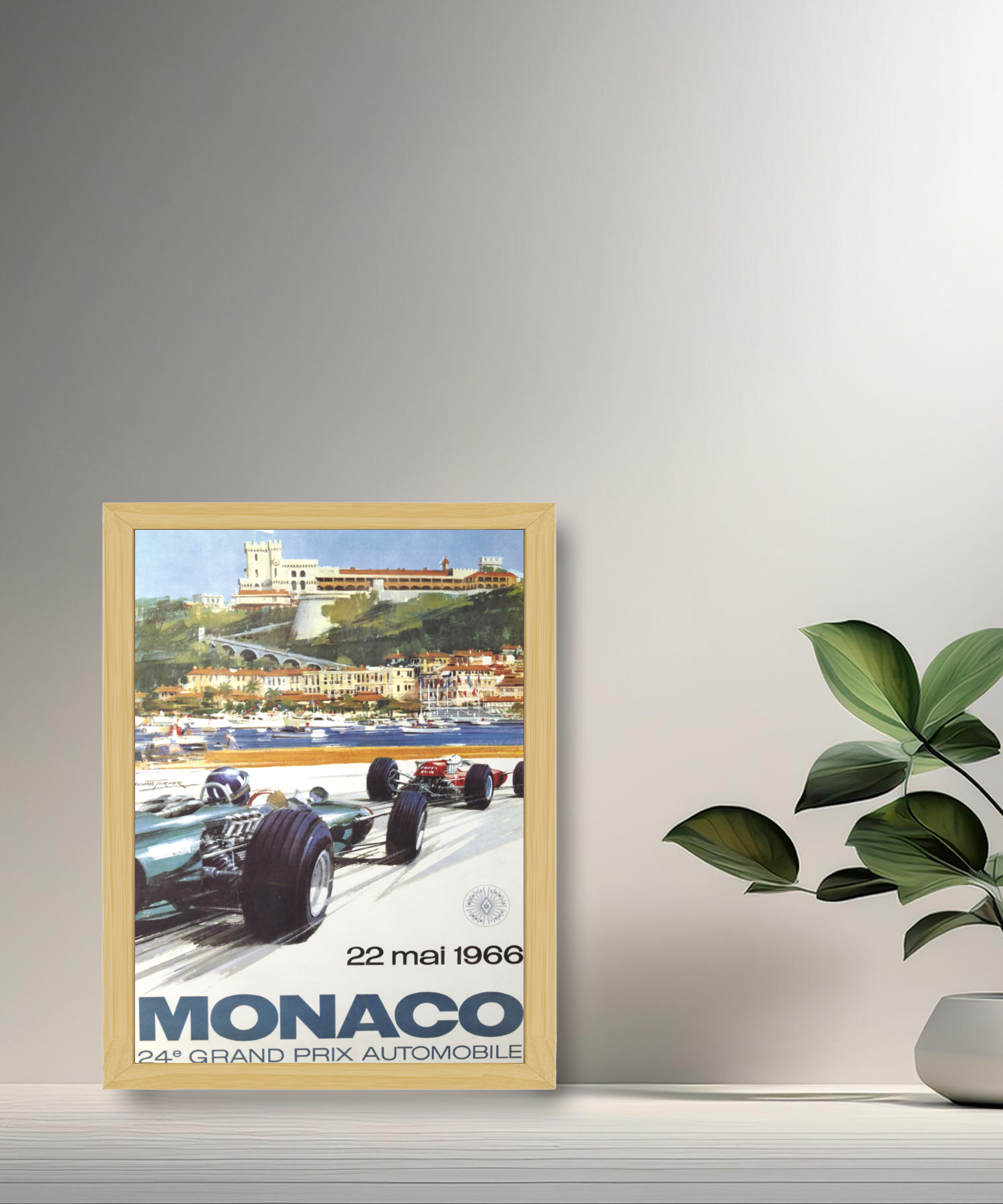 Cadre photo Grand prix de Monaco 1966