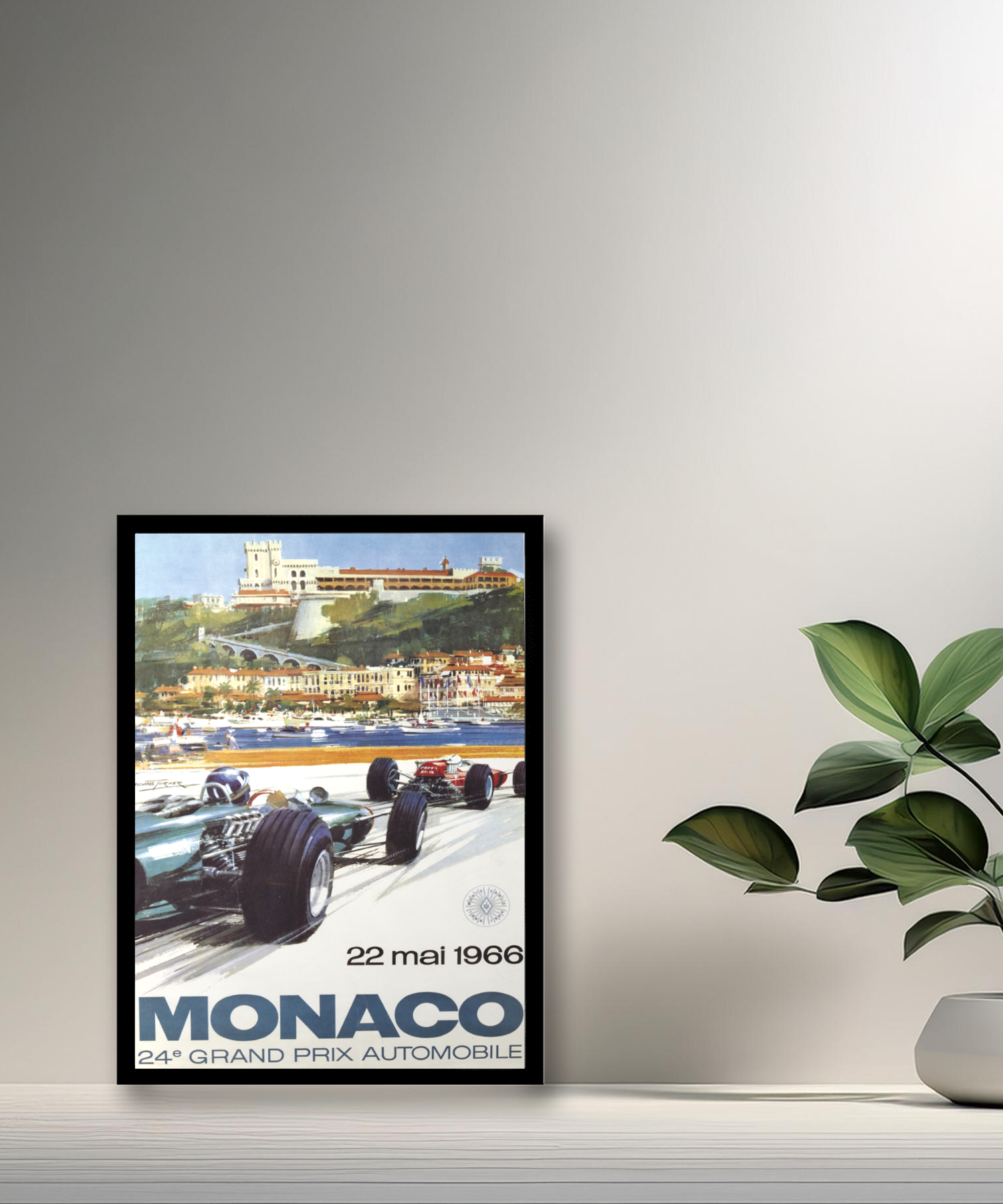 Cadre photo Grand prix de Monaco 1966