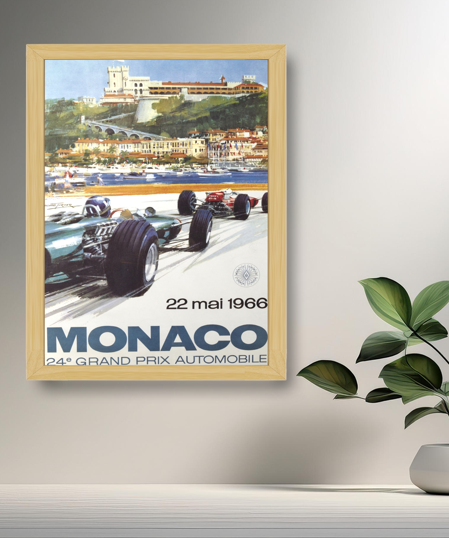 Cadre photo Grand prix de Monaco 1966