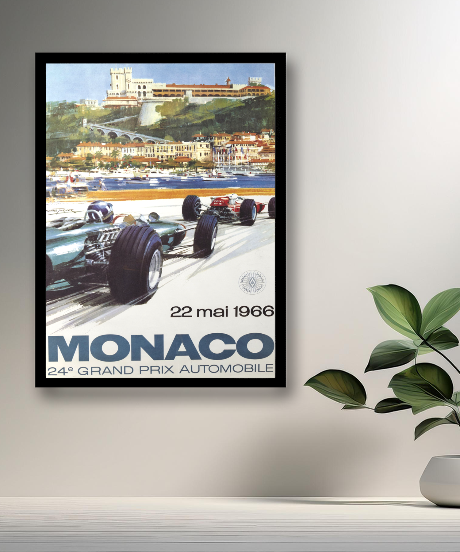 Cadre photo Grand prix de Monaco 1966