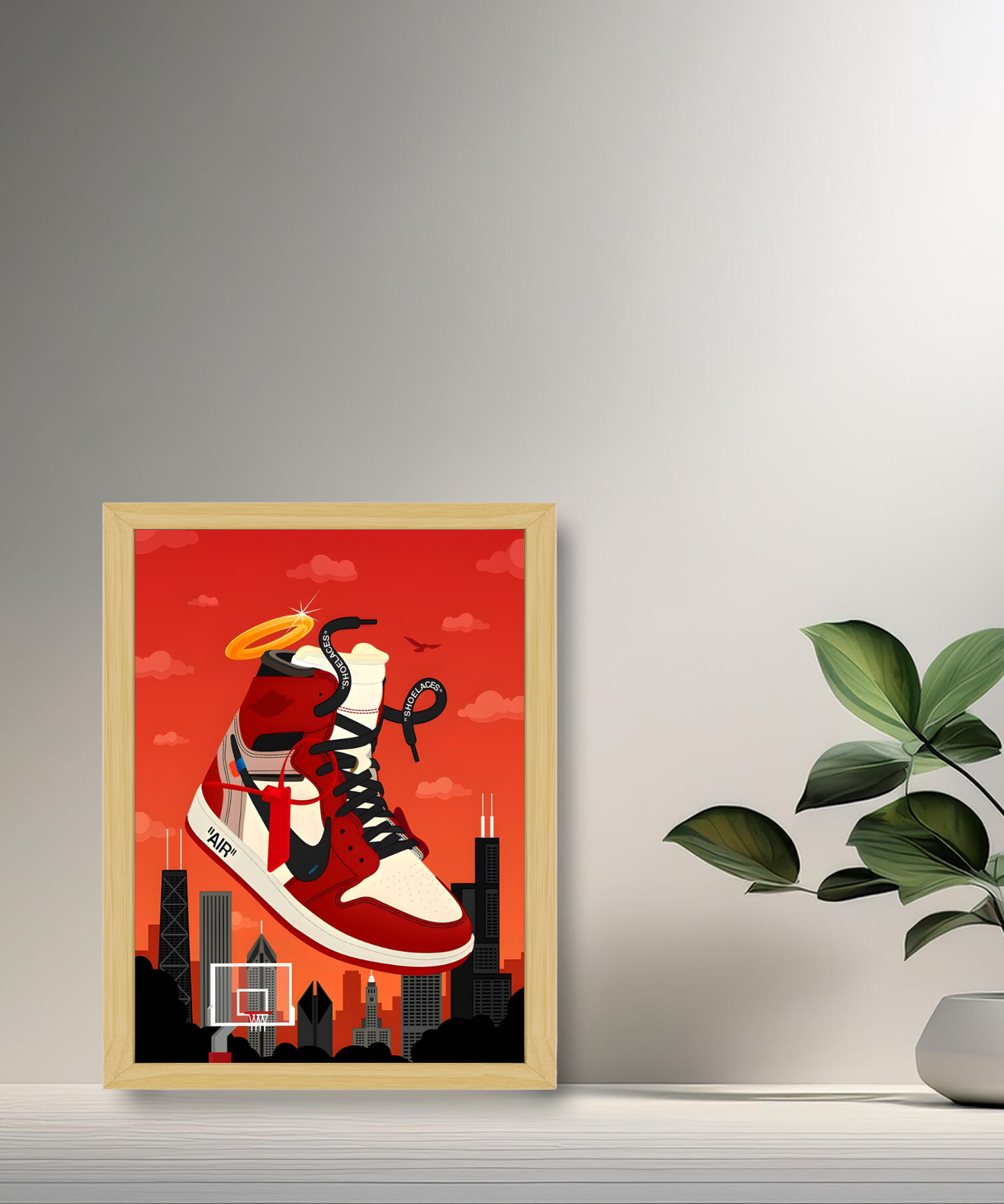 Cadre photo Air Jordan 1 Chicago x Off-White
