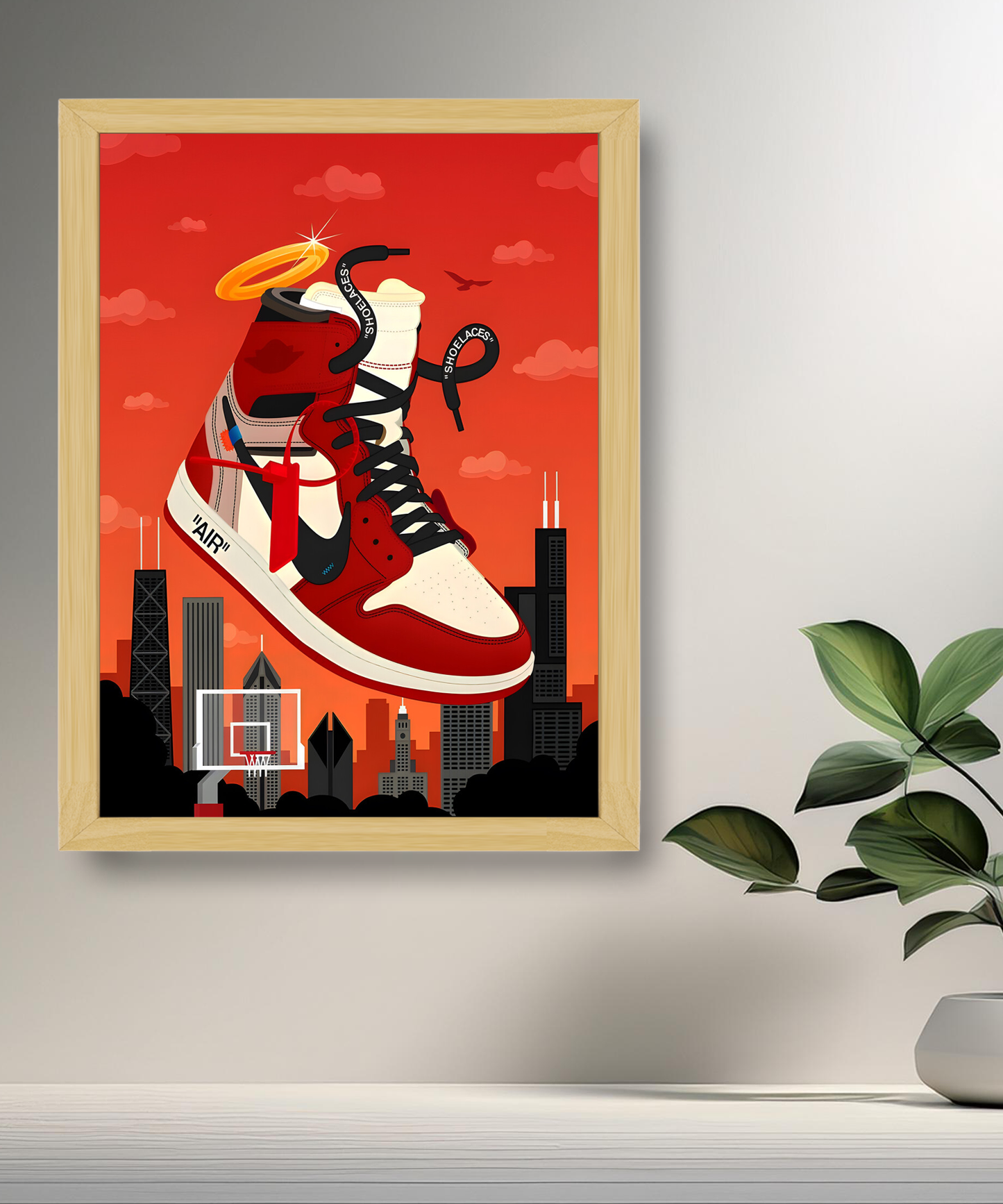 Cadre photo Air Jordan 1 Chicago x Off-White