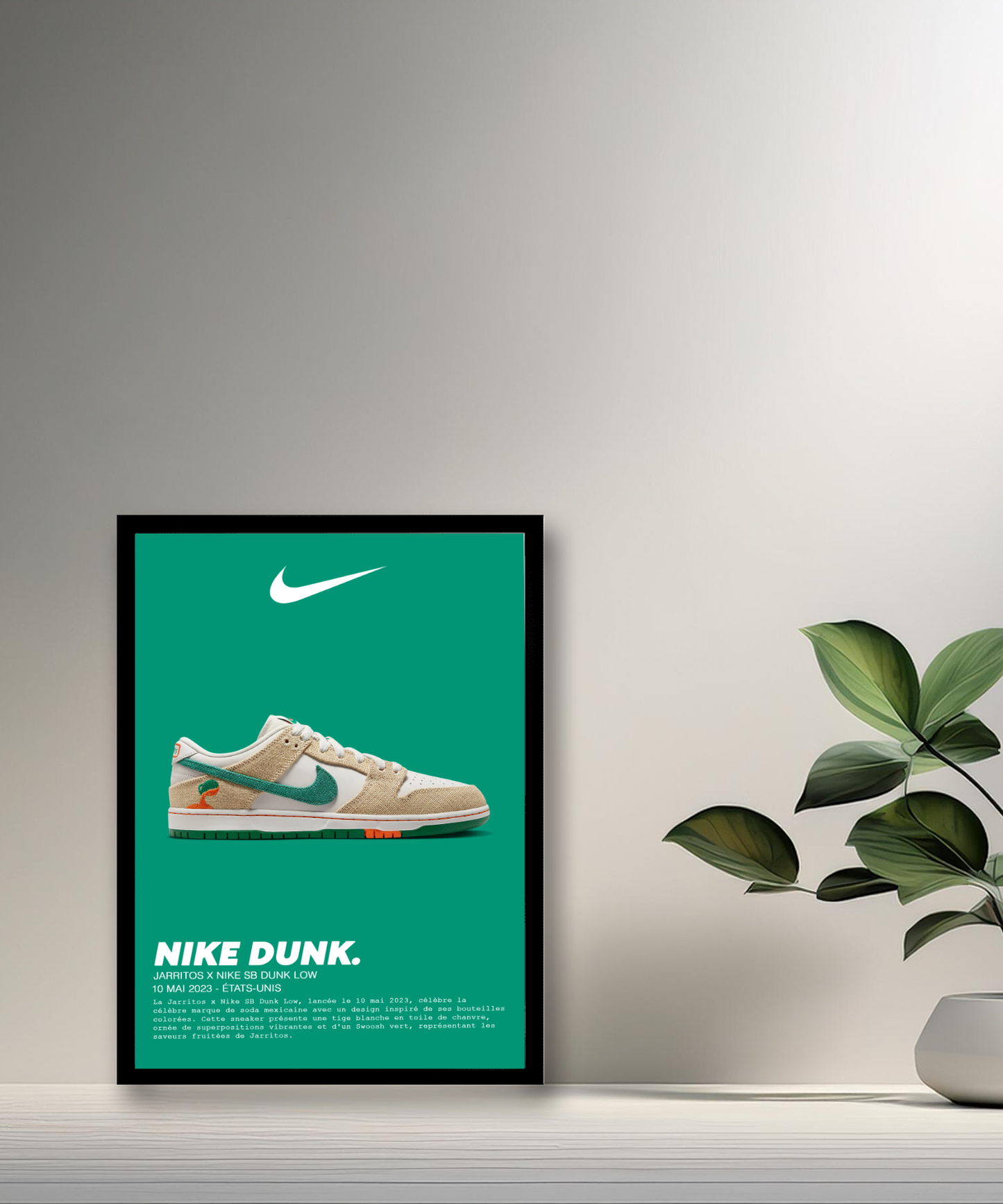 Nike SB Dunk Low x Jarritos Fotorahmen