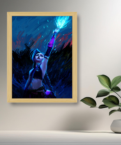 Jinx 2 Arcane-Fotorahmen 