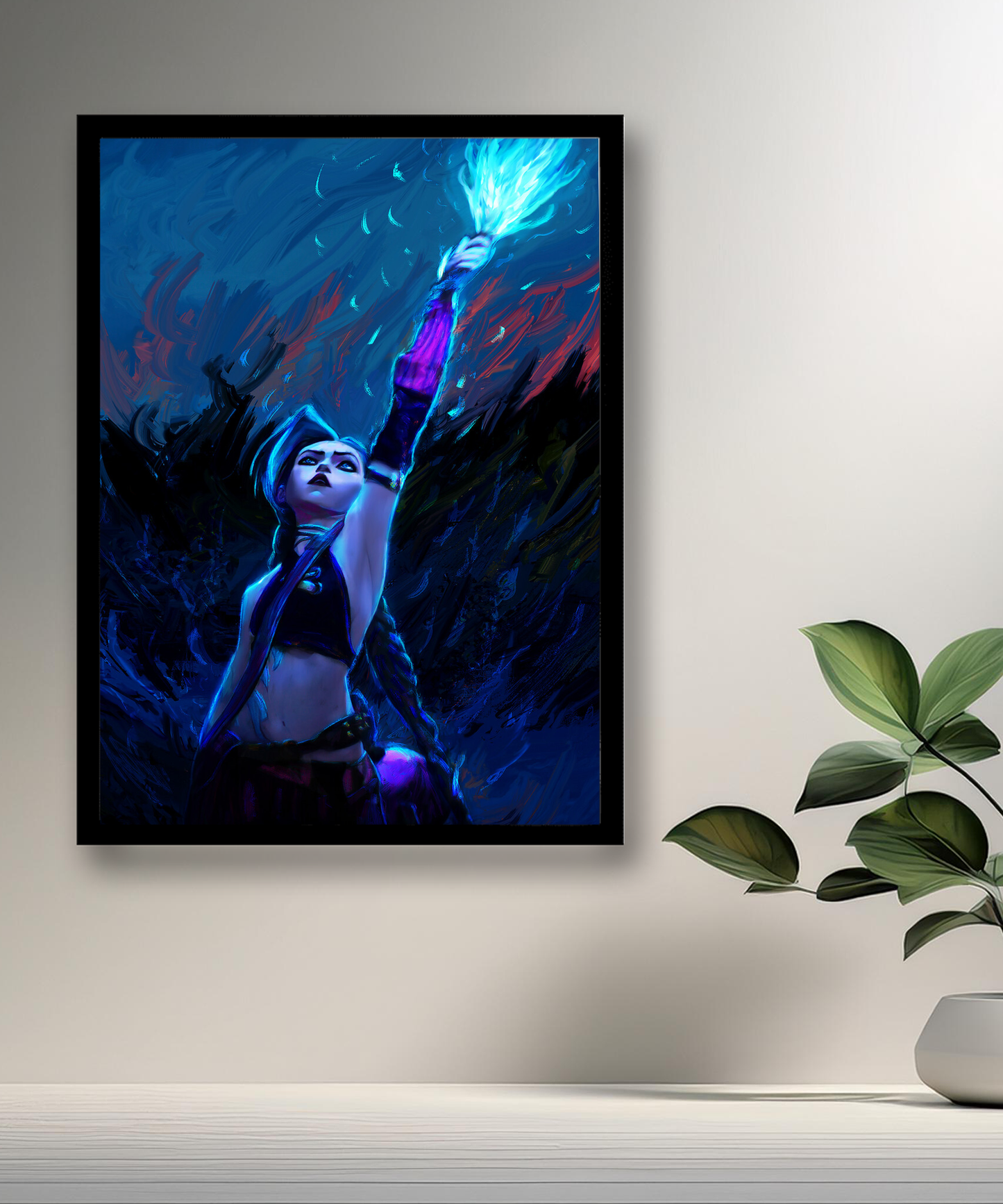 Jinx 2 Arcane-Fotorahmen 