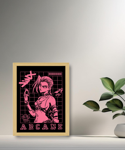 Cadre photo Jinx Pink Arcane