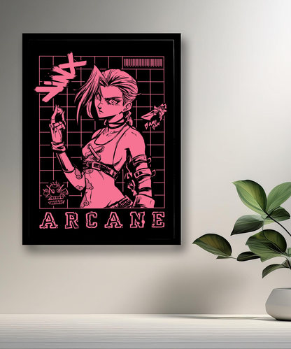 Cadre photo Jinx Pink Arcane