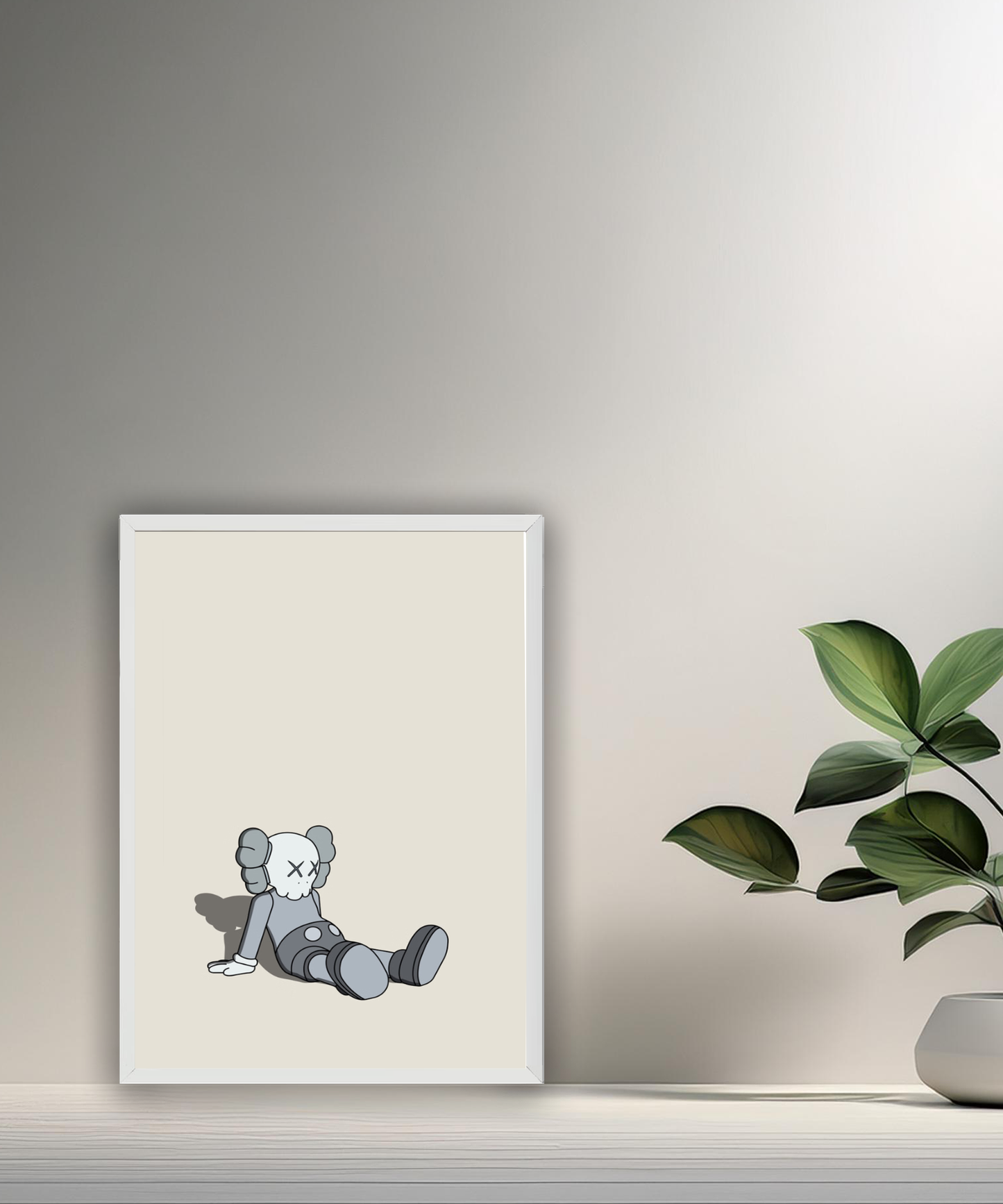 Poster Kaws assis