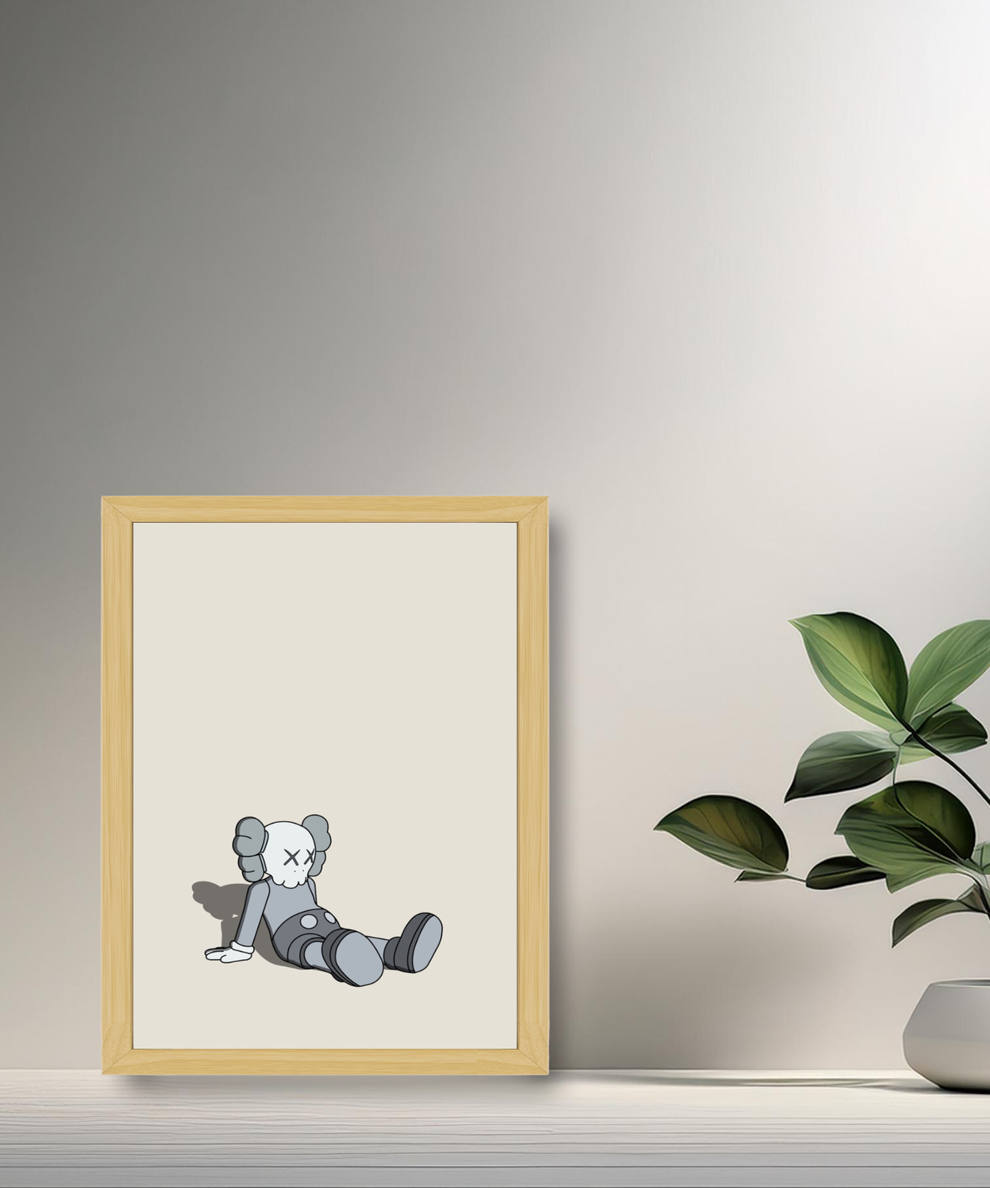 Poster Kaws assis