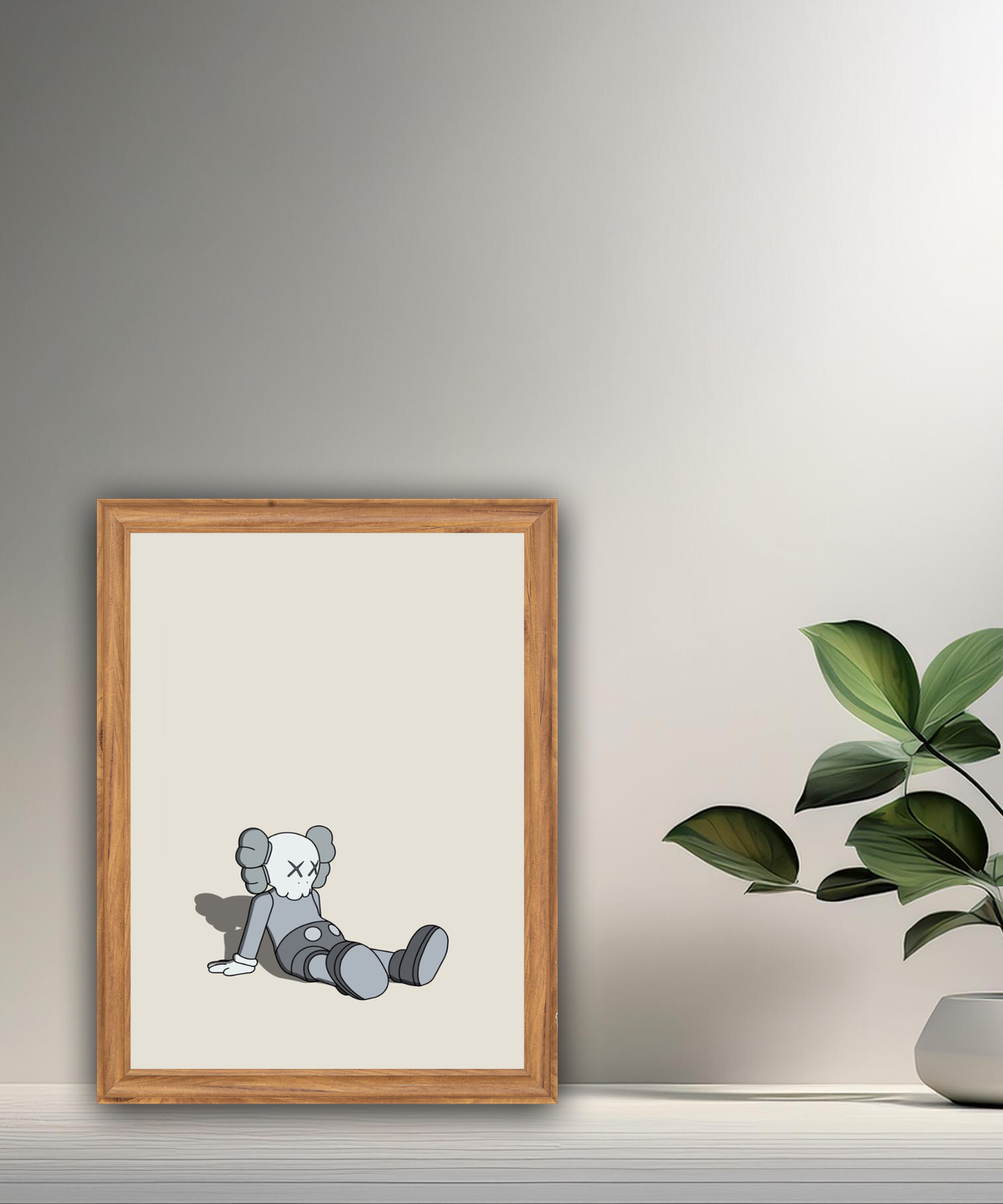 Poster Kaws assis