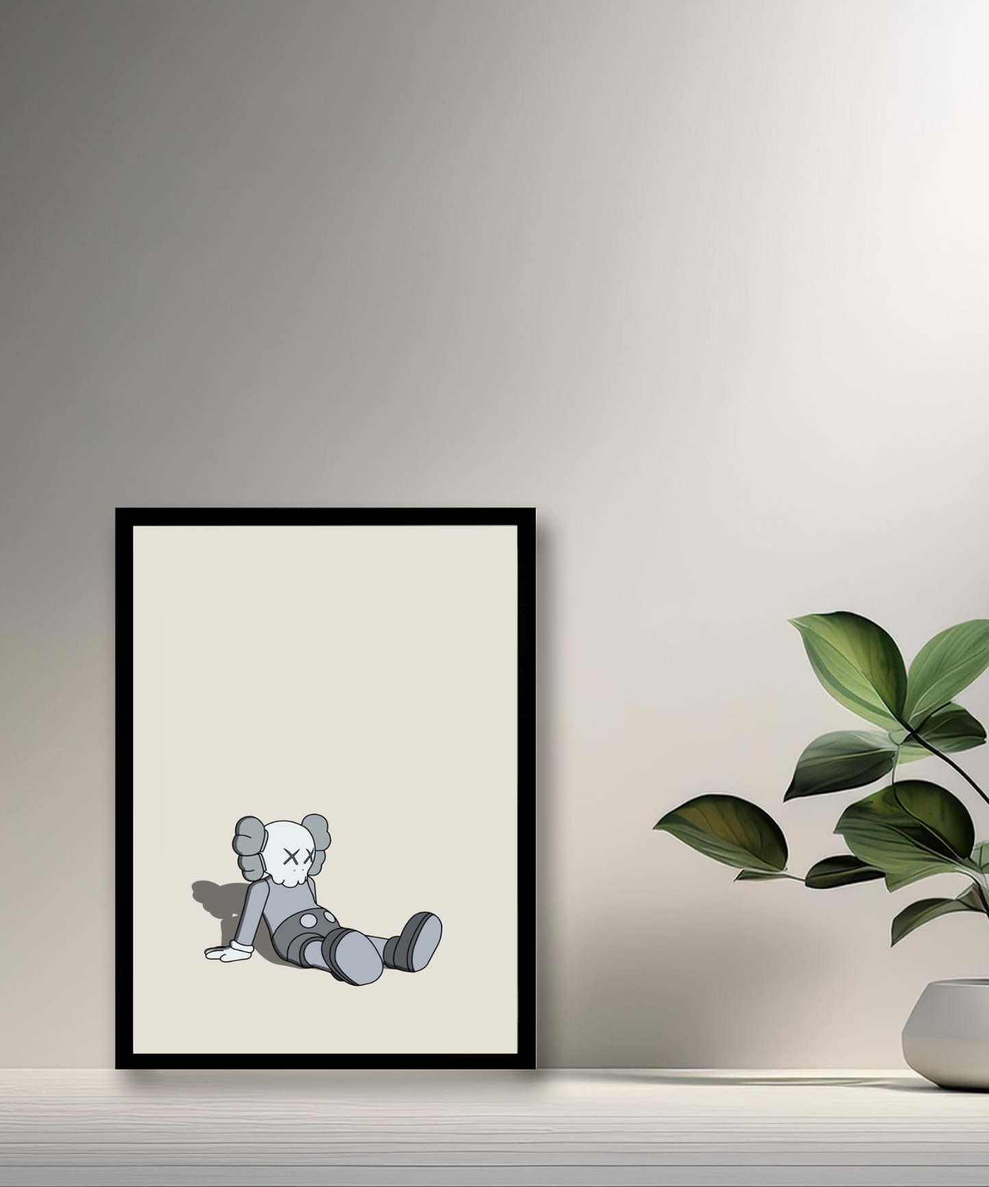 Poster Kaws assis