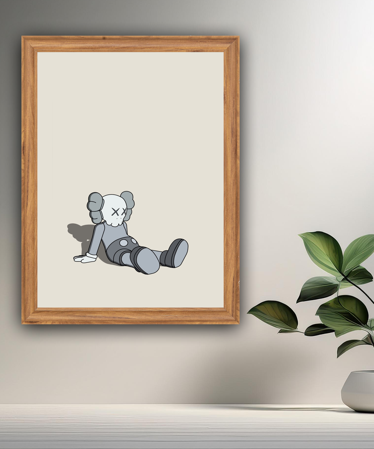 Poster Kaws assis