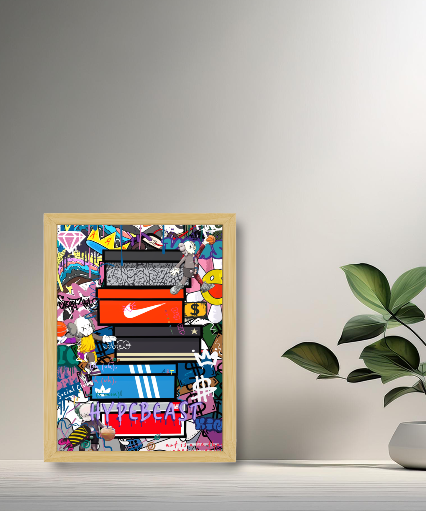 Cadre photo Boîtes de sneakers