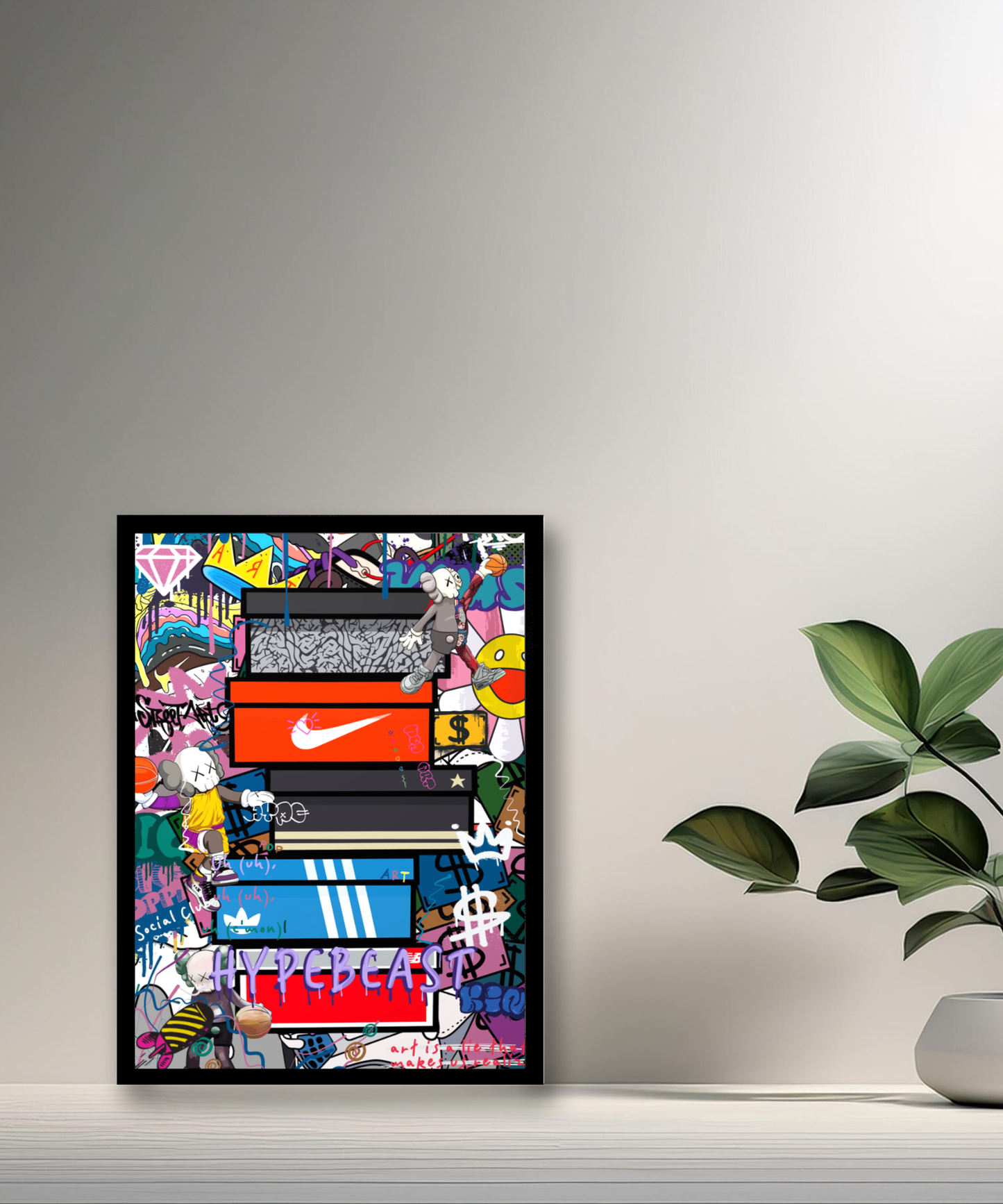 Cadre photo Boîtes de sneakers