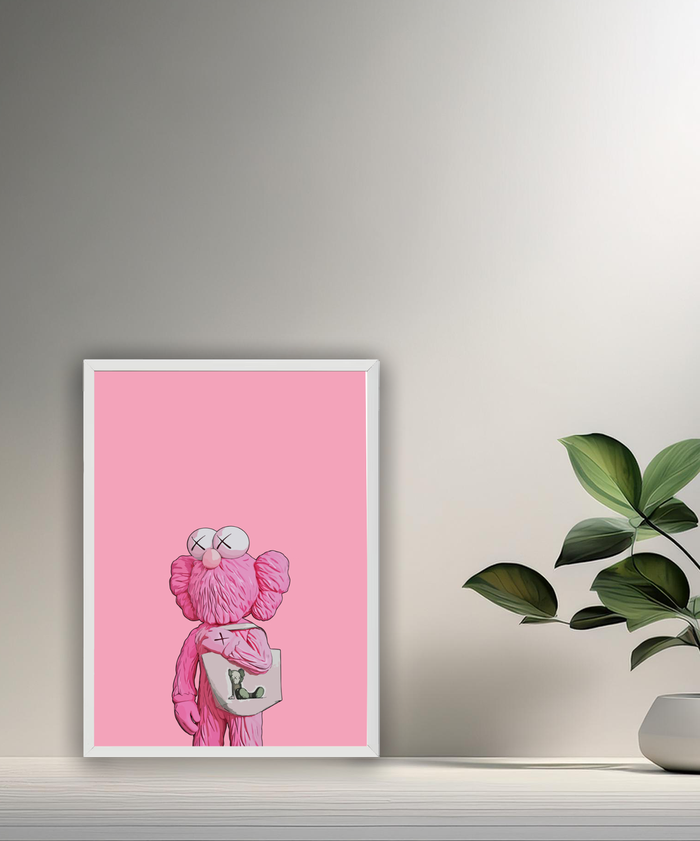 Poster Kaws sac de shopping
