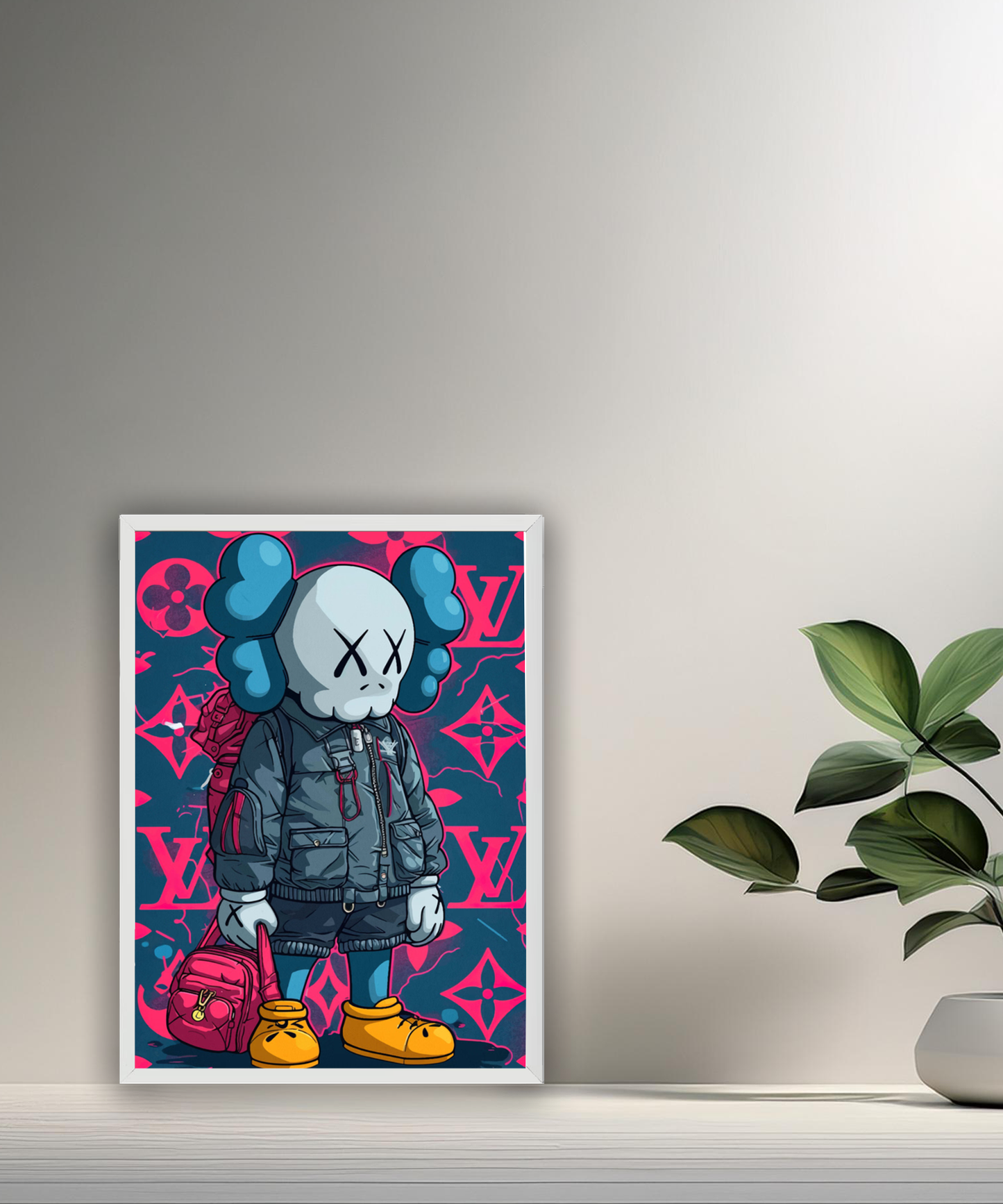 Poster Kaws Louis Vuitton outfit