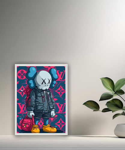 Poster Kaws Louis Vuitton outfit