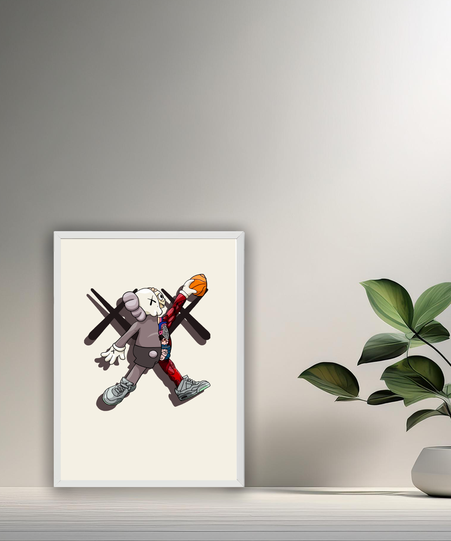 Poster Kaws football américain