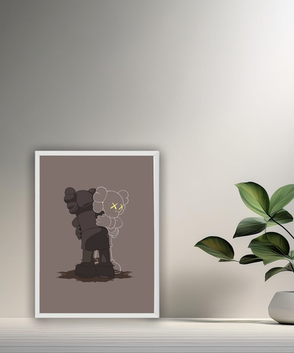 Poster Kaws hug