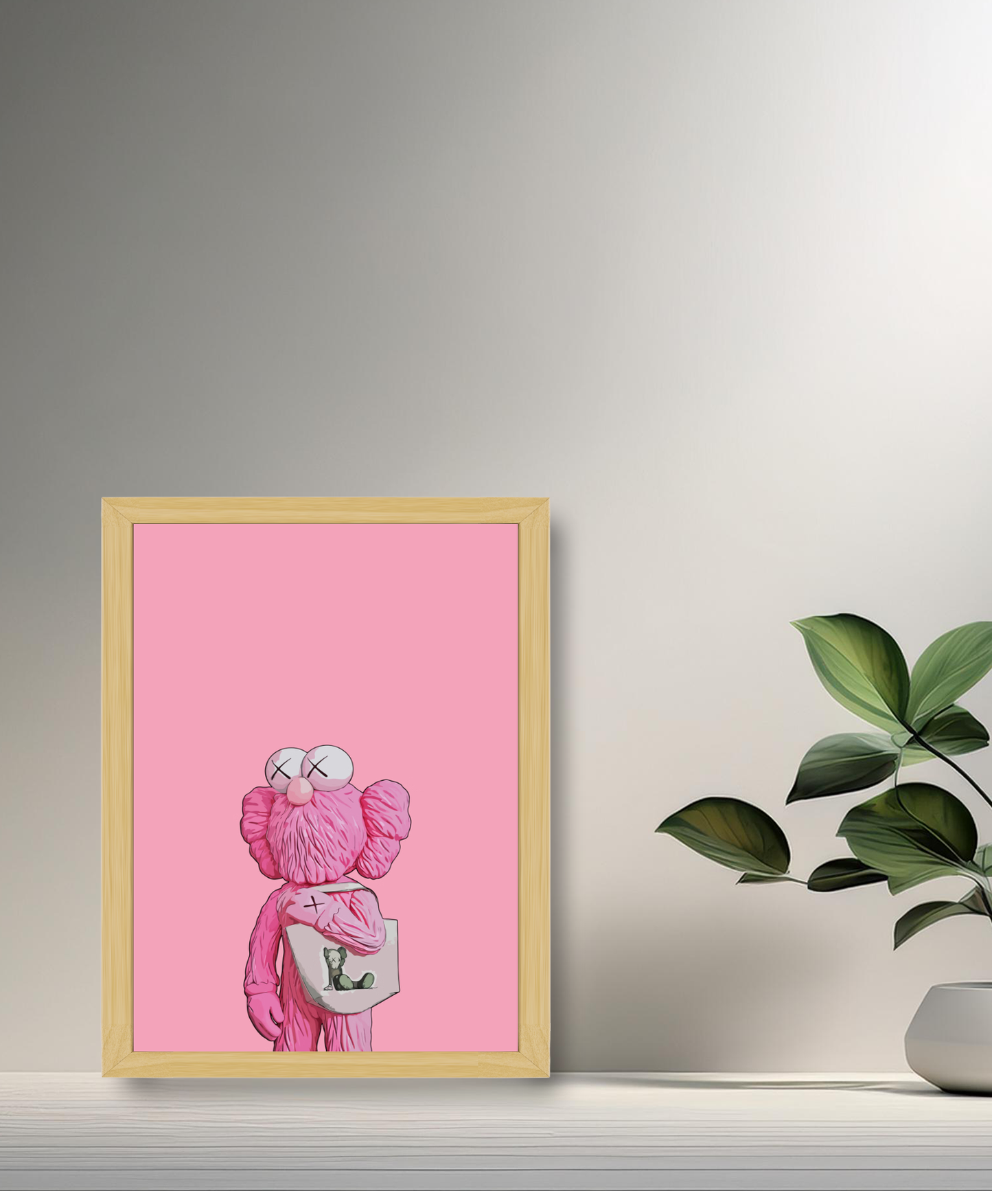 Poster Kaws sac de shopping