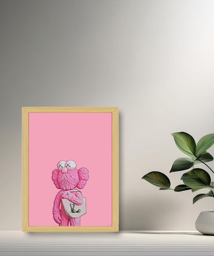 Poster Kaws sac de shopping