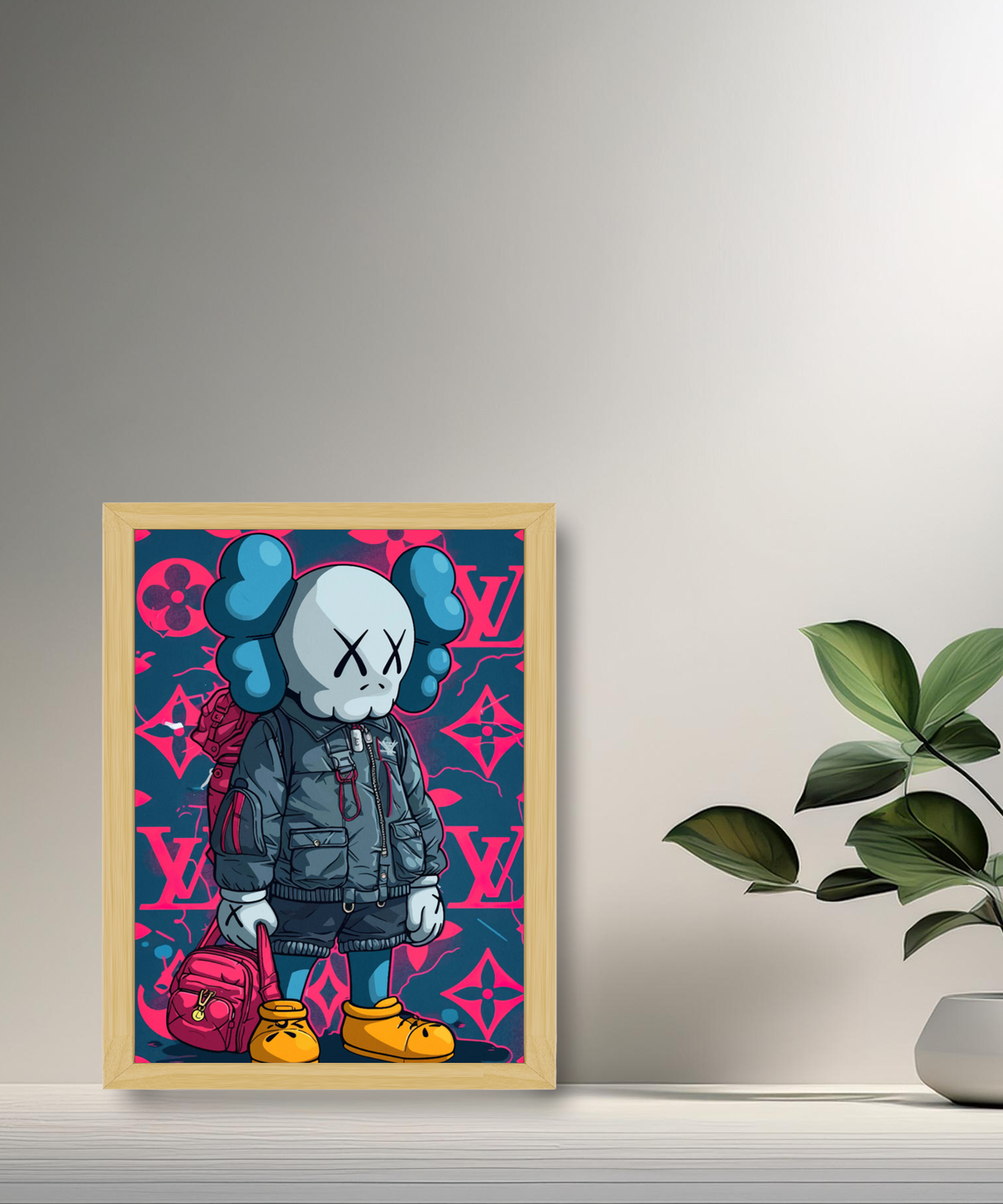 Poster Kaws Louis Vuitton outfit