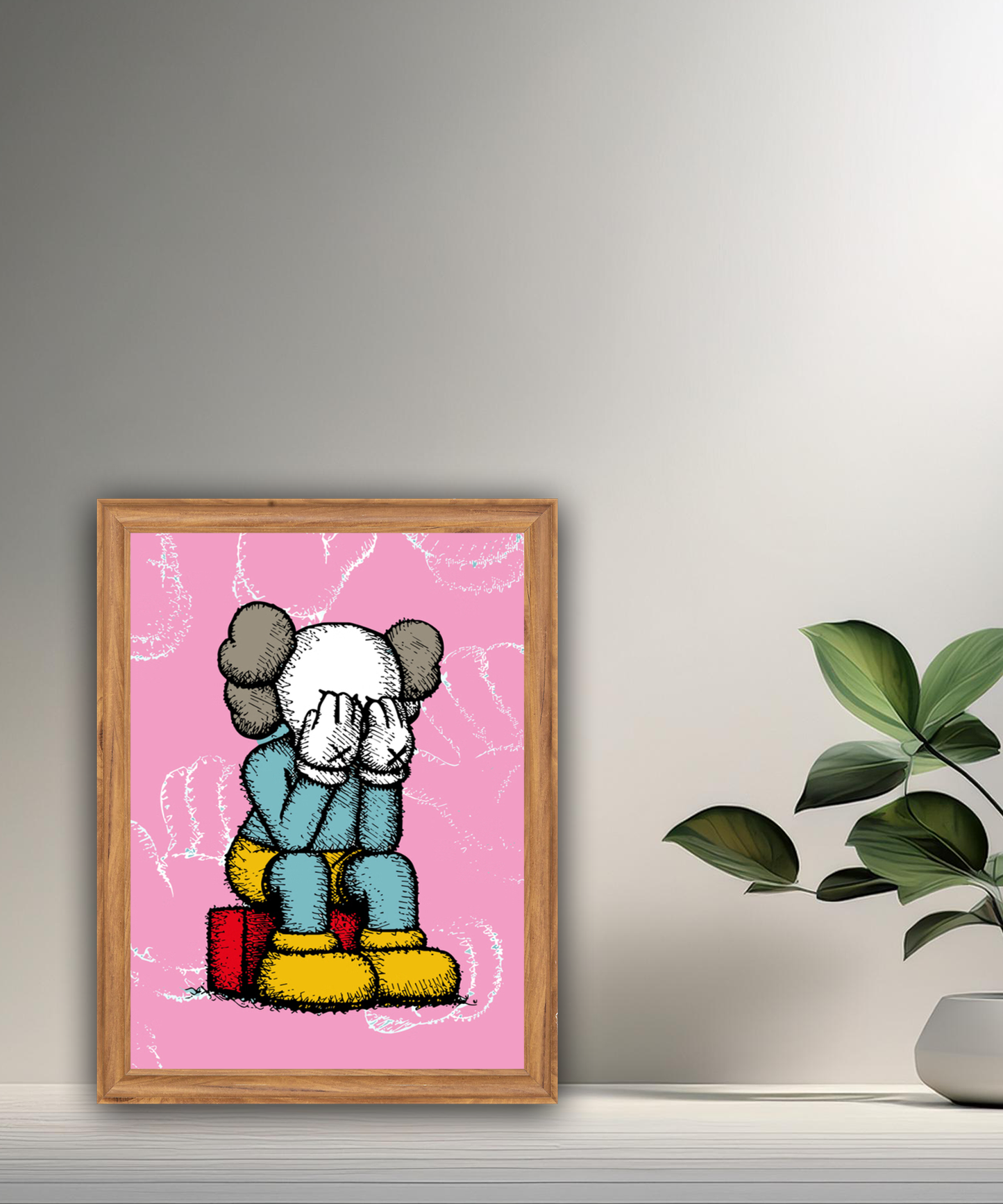 Poster Kaws pixel