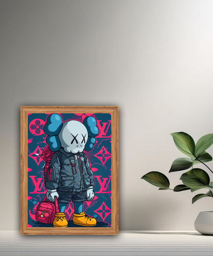 Poster Kaws Louis Vuitton outfit