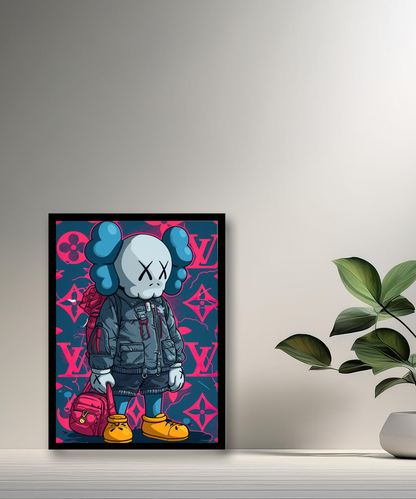 Poster Kaws Louis Vuitton outfit