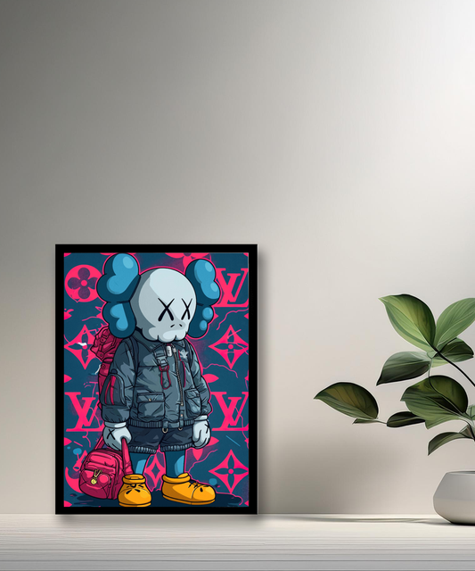 Poster Kaws Louis Vuitton outfit