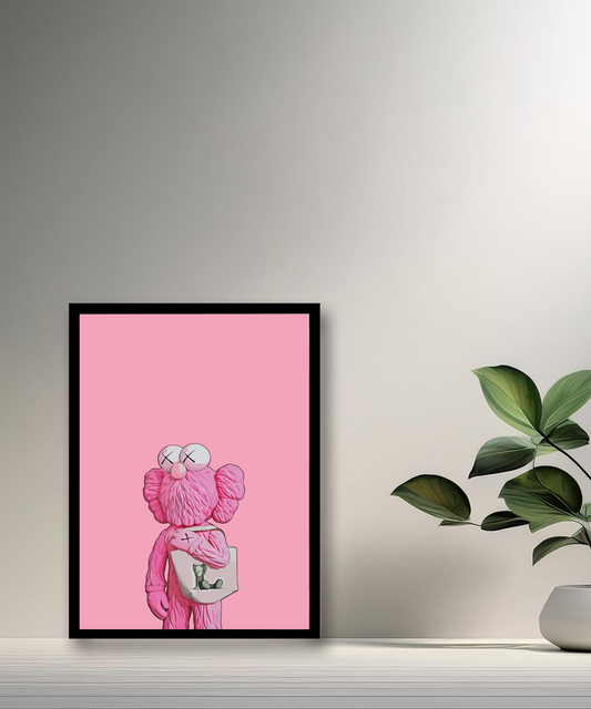 Poster Kaws sac de shopping