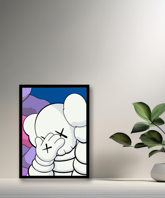 Poster Kaws facepalm