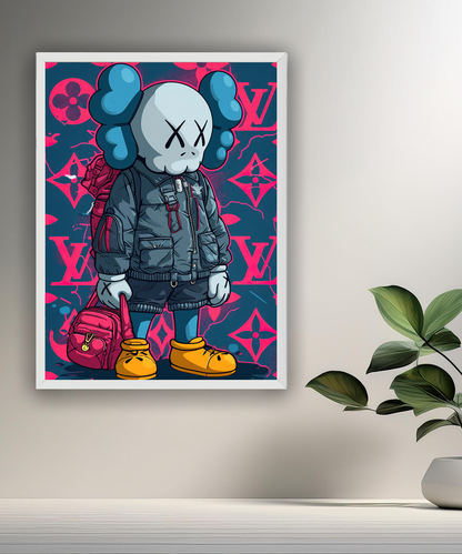 Poster Kaws Louis Vuitton outfit