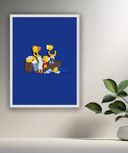Poster Kaws Les Simpsons