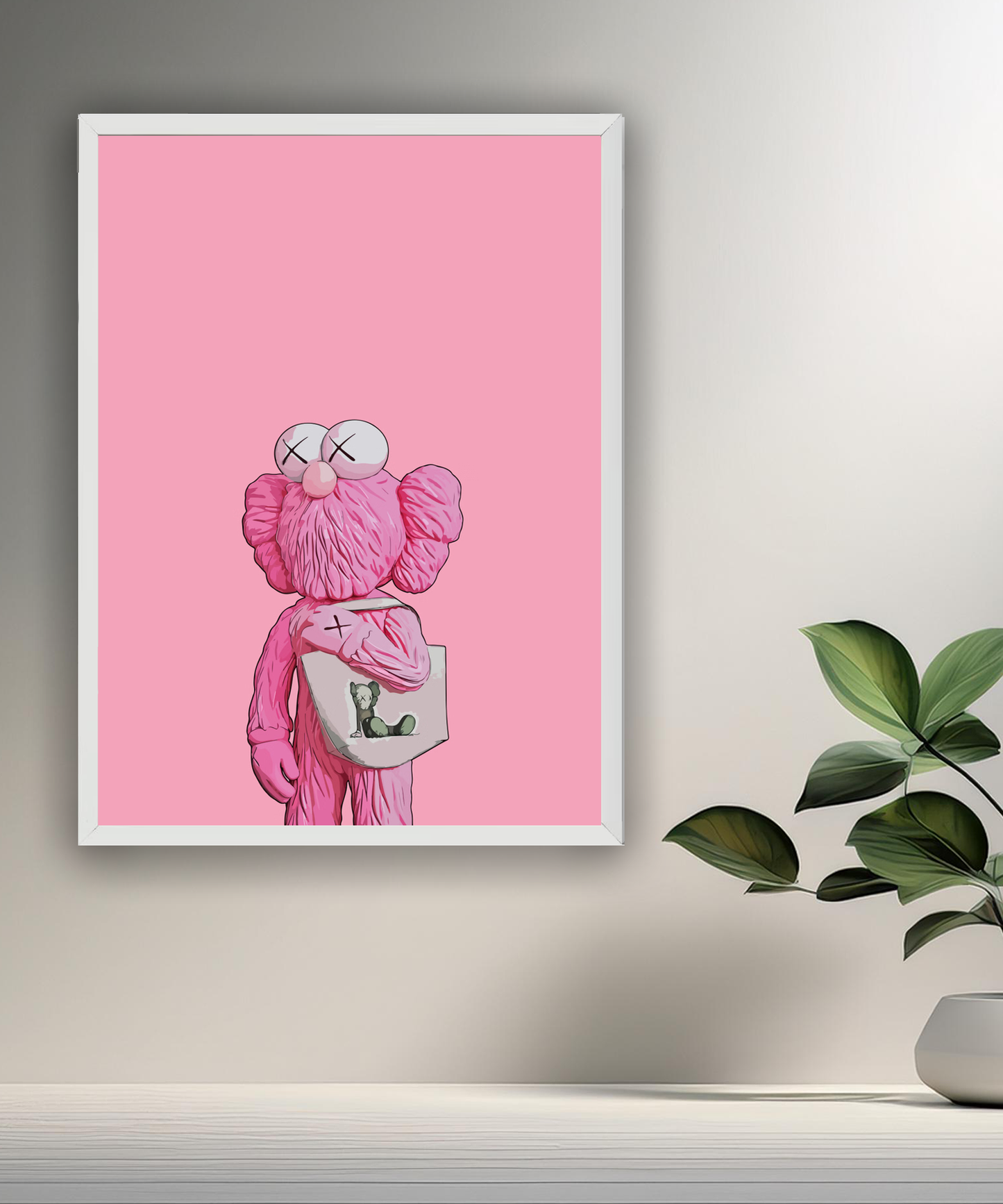 Poster Kaws sac de shopping