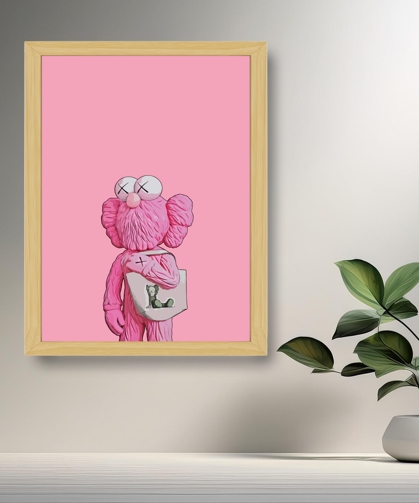 Poster Kaws sac de shopping