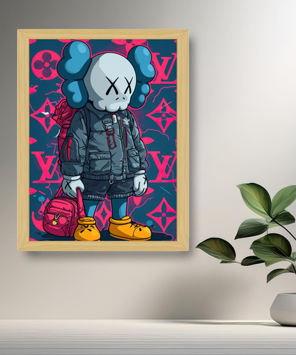 Poster Kaws Louis Vuitton outfit