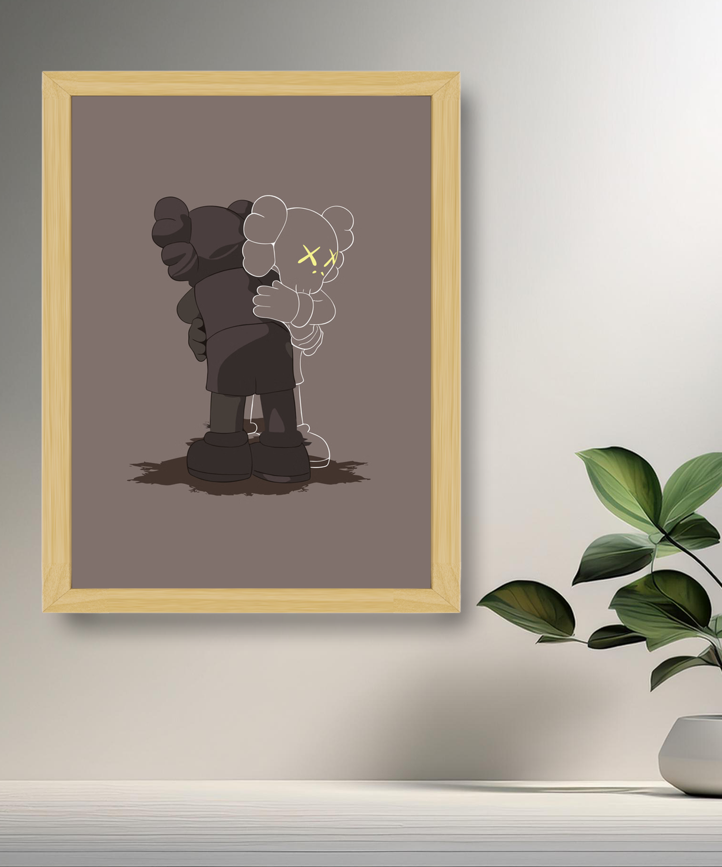 Poster Kaws hug