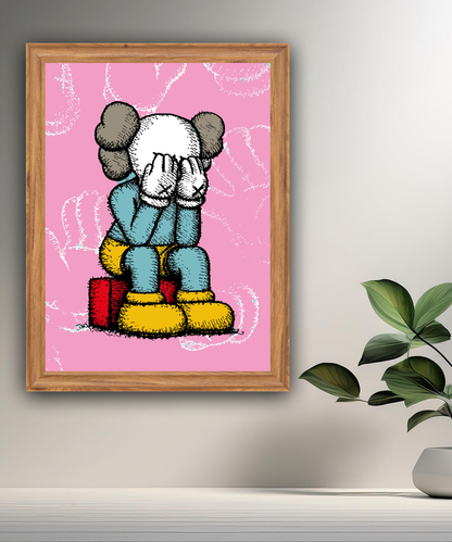 Poster Kaws pixel
