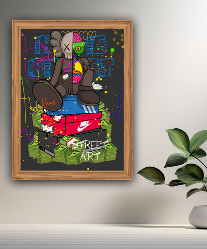 Poster Kaws street art