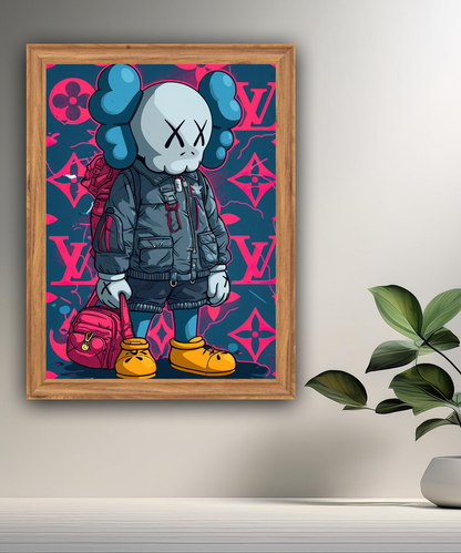 Poster Kaws Louis Vuitton outfit