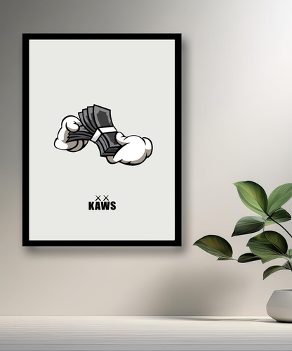 Poster Kaws dollars